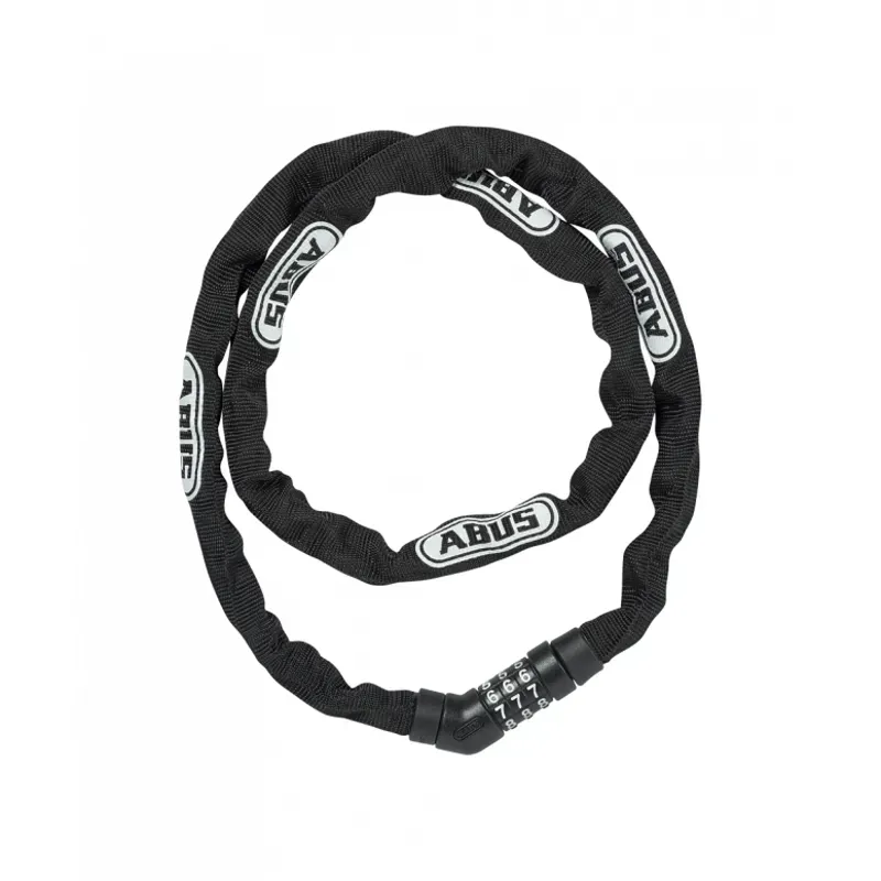ABUS Steel-O-Chain 4804K Chain Combi Lock 110cm/4mm in Black