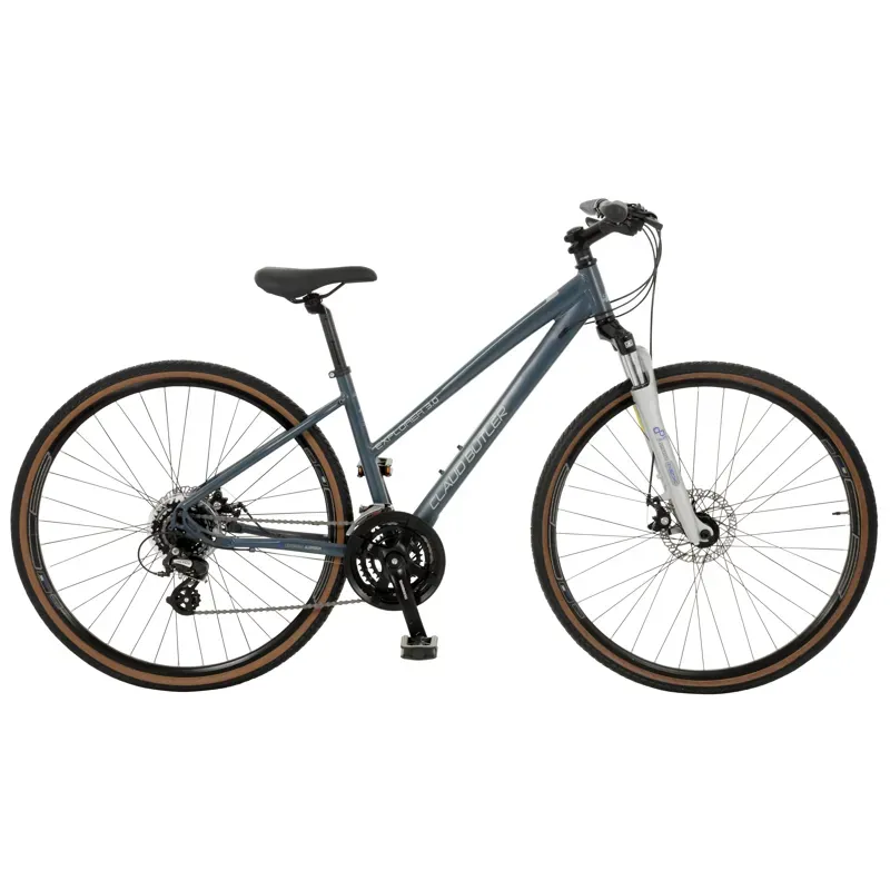 Claud Butler Explorer 3.0 Low Step Hybrid Bike in Grey