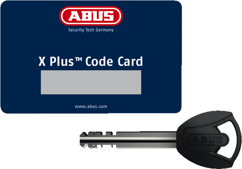 ABUS Steel-O-Chain 9808K Chain Key Lock 140cm 8mm in Black-1