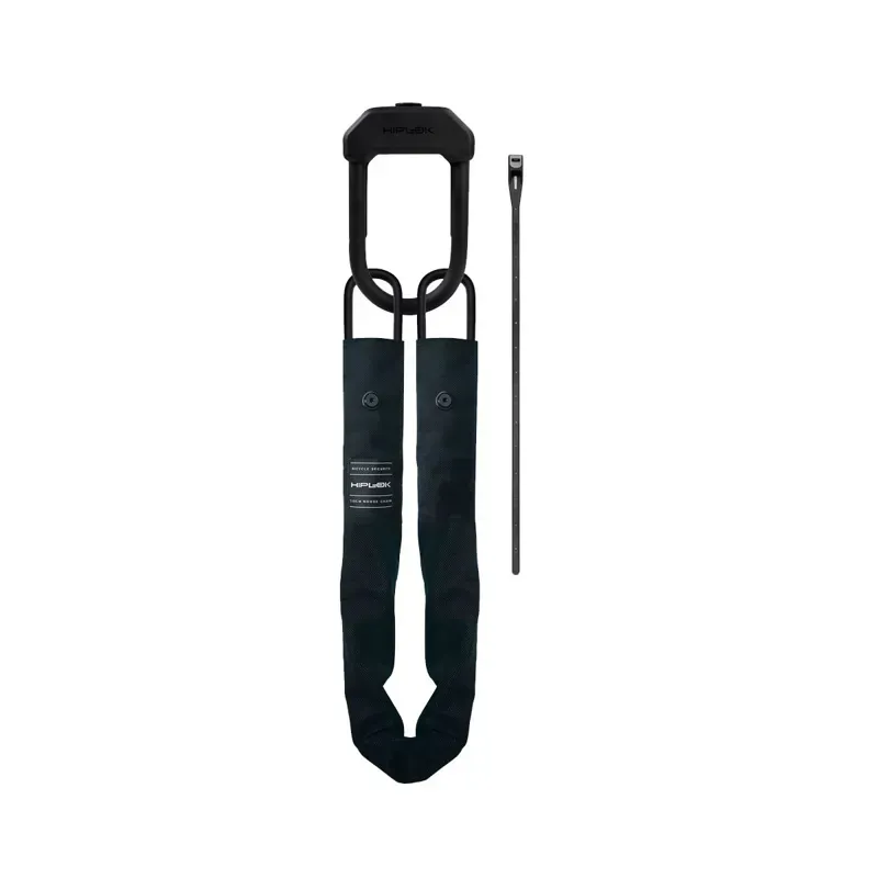 Hiplok E-DX 10mm X 110cm Chain/U-Lock Combo in Black