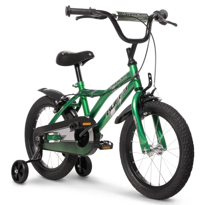 Huffy 16 Pro Thunder Kids Bike in Green-1