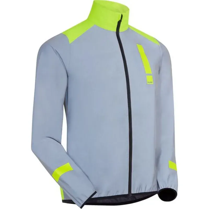  HUMP Men's Ultra Reflect Waterproof Jacket - Reflect / Hi-Viz Yellow-1