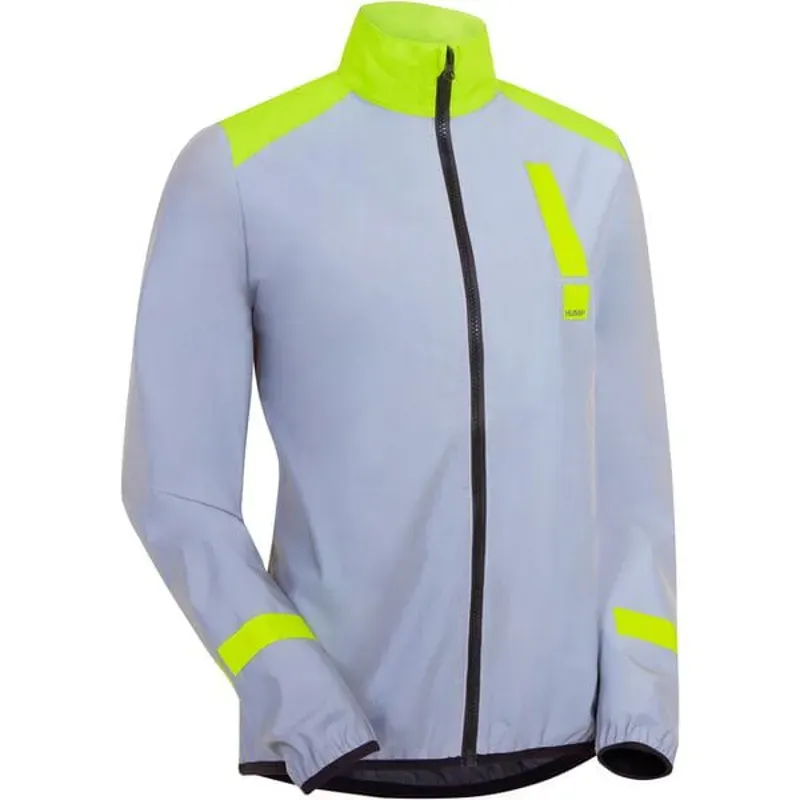 HUMP Women's Ultra Reflect Waterproof Jacket - Silver Reflect / Hi-Viz Yellow-1
