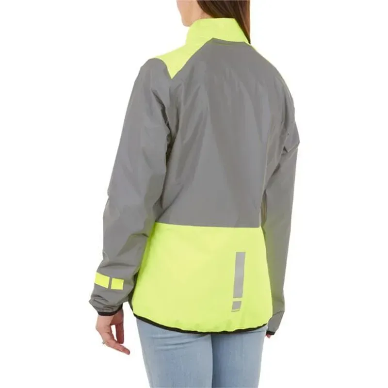  HUMP Women's Ultra Reflect Waterproof Jacket - Silver Reflect / Hi-Viz Yellow-2