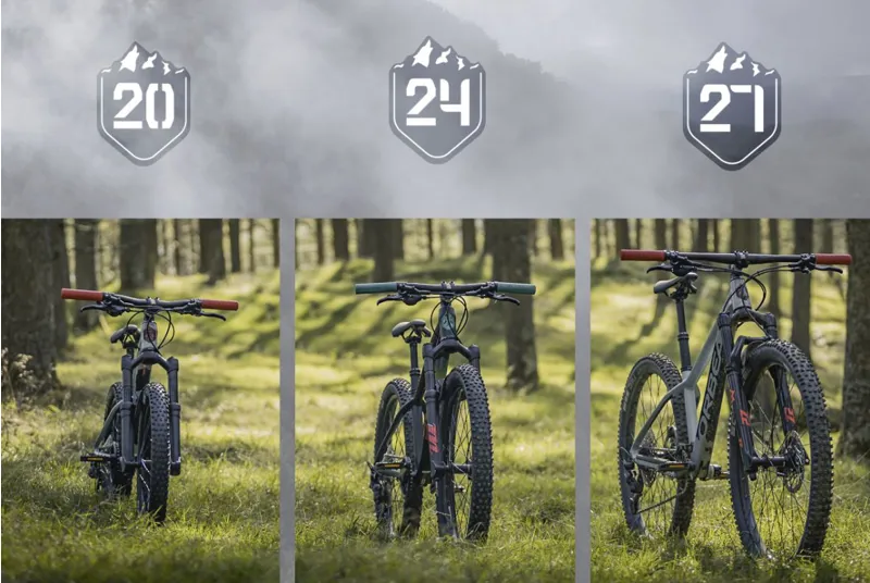 2023 Orbea Laufey 24 H30 Junior Mountain Bike In Black/Rainbow-2