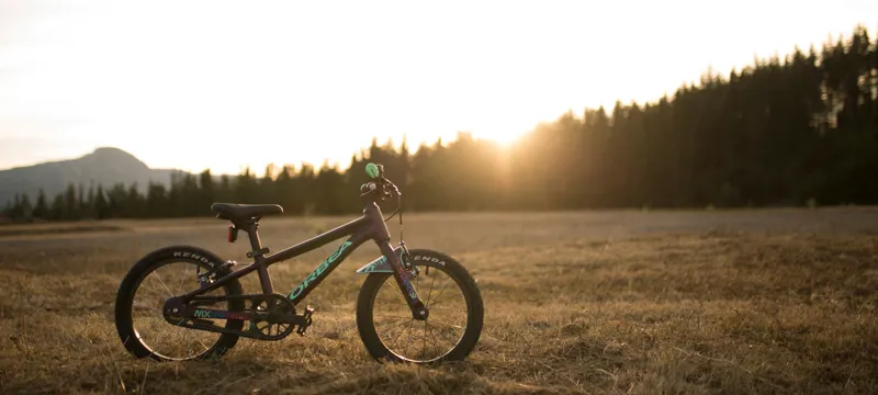 2023 Orbea Mx 24 Team Youth Bike in Purple/Mint -5