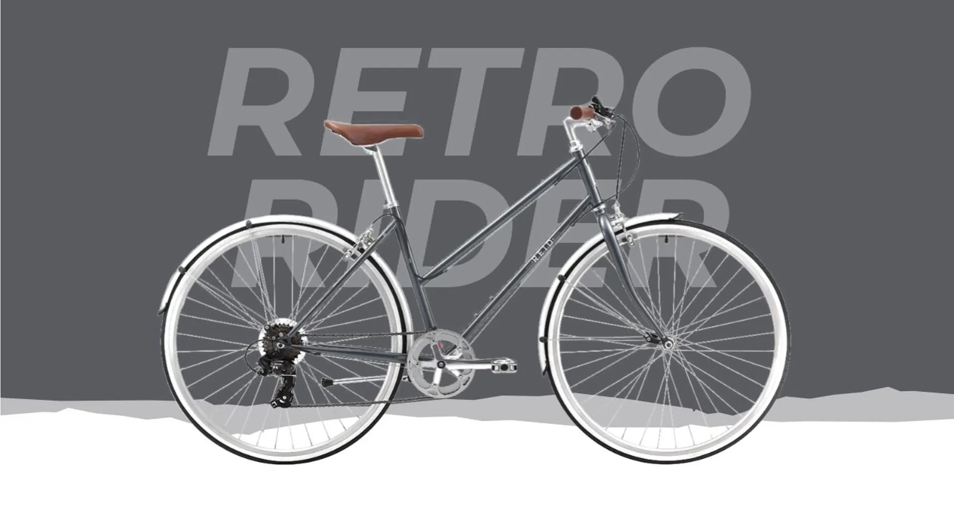 Reid Espirit Vintage Ladies Bike in Charcoal