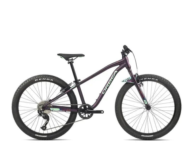 2023 Orbea Mx 24 Dirt Youth Bike in Purple/Mint