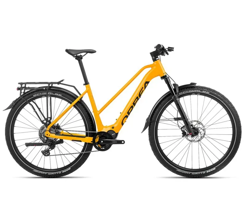 2023 Orbea Outlet Kemen Mid SUV 30 Urban Trekking E-Bike in Mango/Black