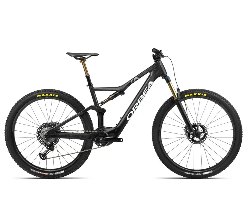 2023 Orbea Rise M-Ltd Mountain e-Bike In Carbon Raw/White