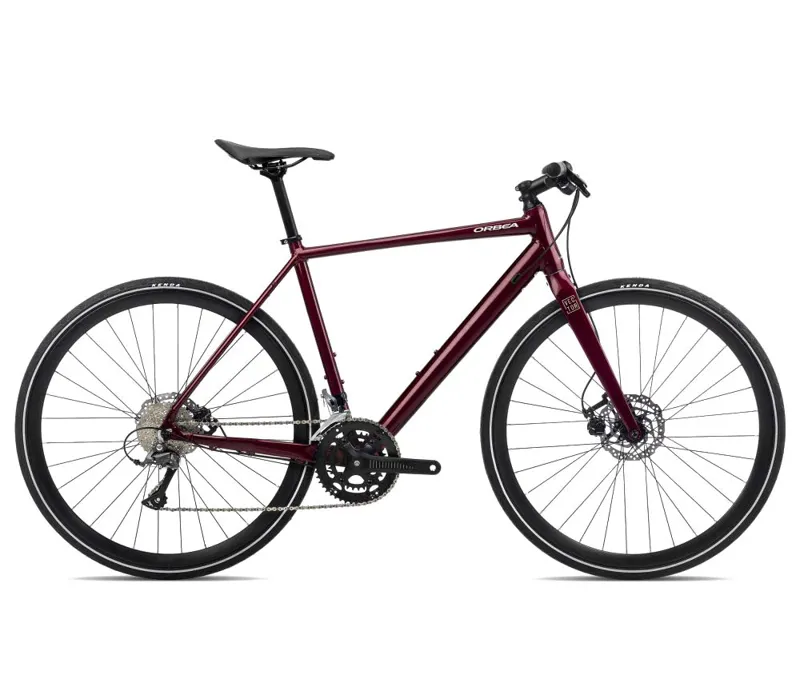 2023 Orbea Vector 30 Urban Commuter Bike in Metallic Dark Red