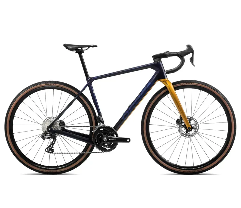 2023 Orbea Terra M20iTeam Gravel Bike In Blue Carbon/Leo Orange