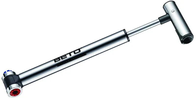 Beto EZ-001A - Hi-Pressure All Alloy Road Mini Pump in Silver