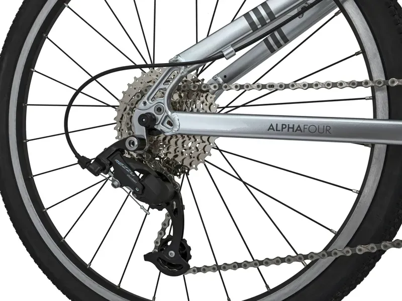 Prevelo Alpha Four 24 Kid's Complete Bike in Silver-2