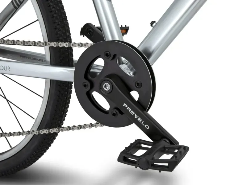Prevelo Alpha Four 24 Kid's Complete Bike in Silver-3