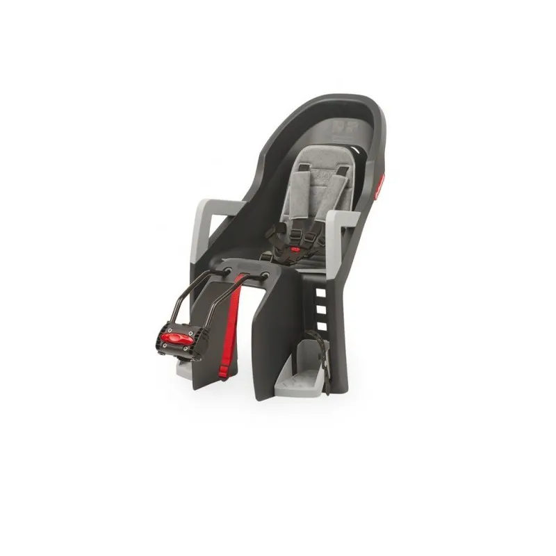 Polisport Guppy Maxi Childseat Rear Frame Mount Grey 9-22kg