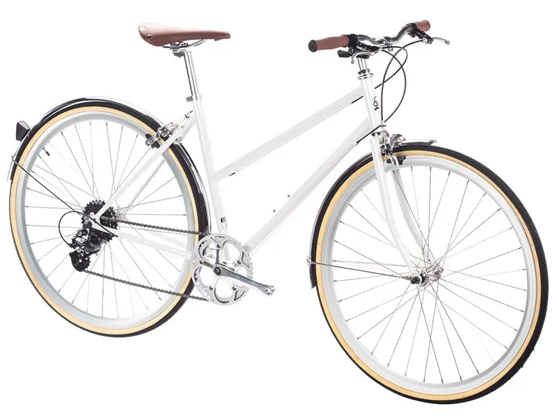 6KU Odessa 8 speed Ladies Bike in Coney White-1