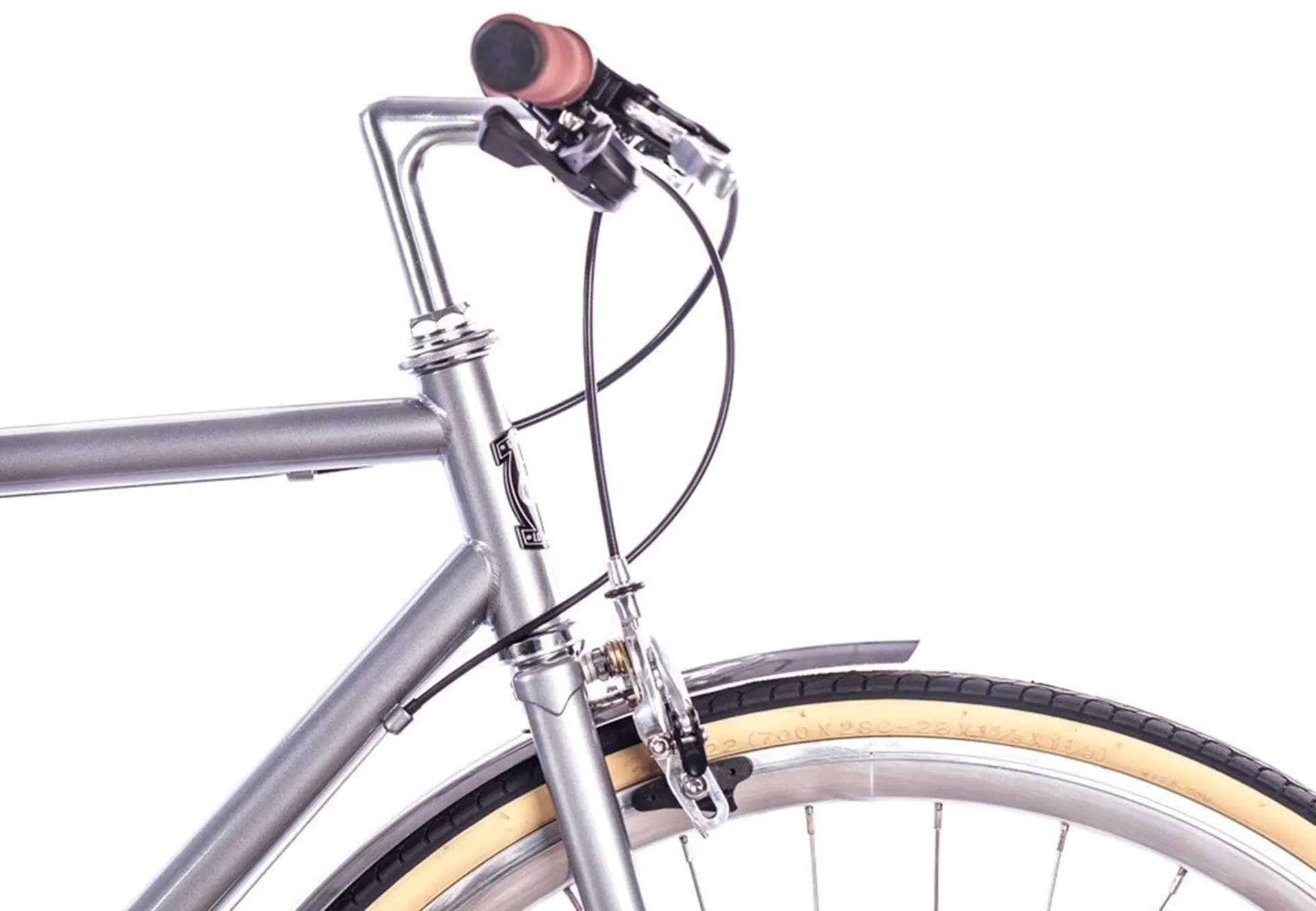 6KU ODYSSEY 8SPD CITY BIKE BRANDFORD SILVER