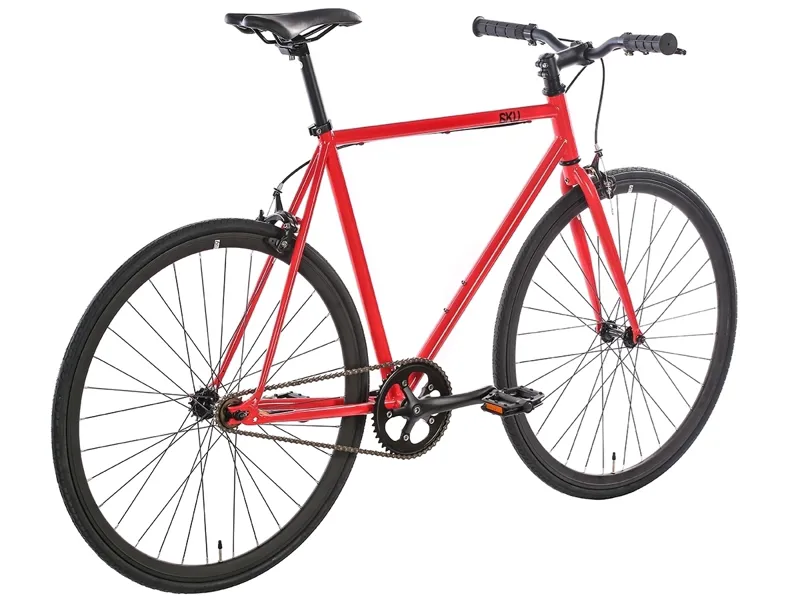 6KU Cayenne Fixie and Single Speed Bike in Red-3