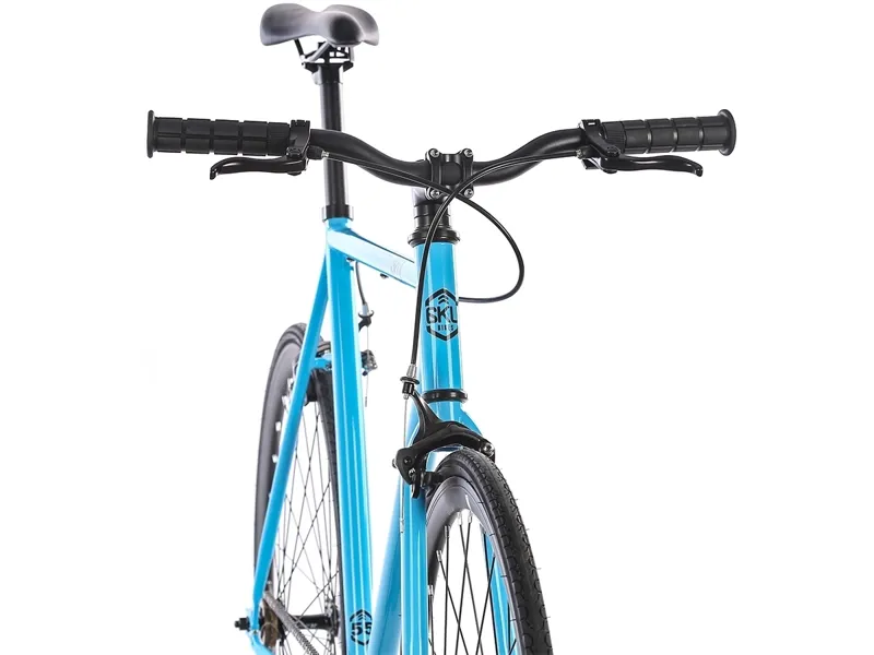 6KU Iris Fixie and Single Speed Bike in Blue-2