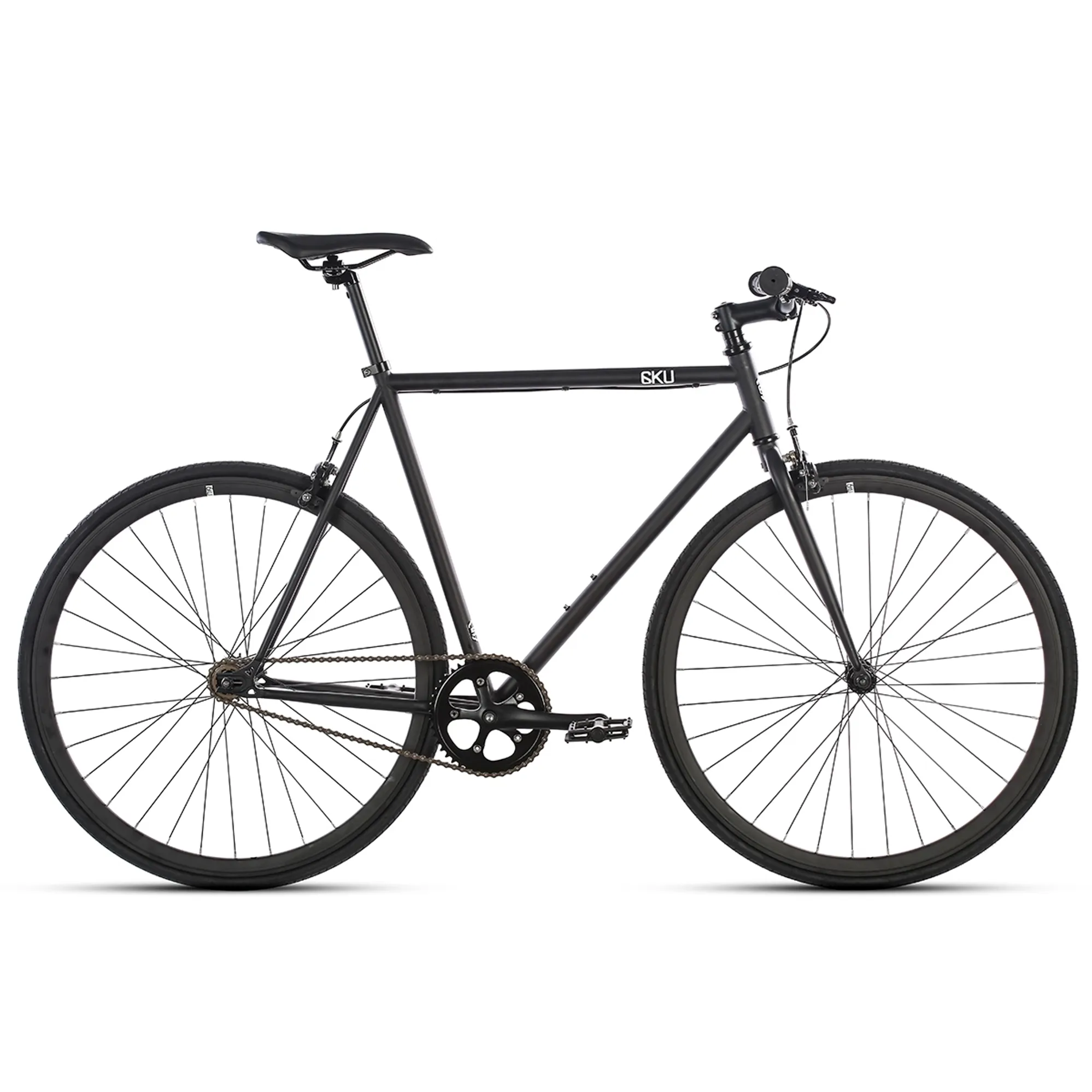 6KU Nebula Fixie and Single Speed Bike Black