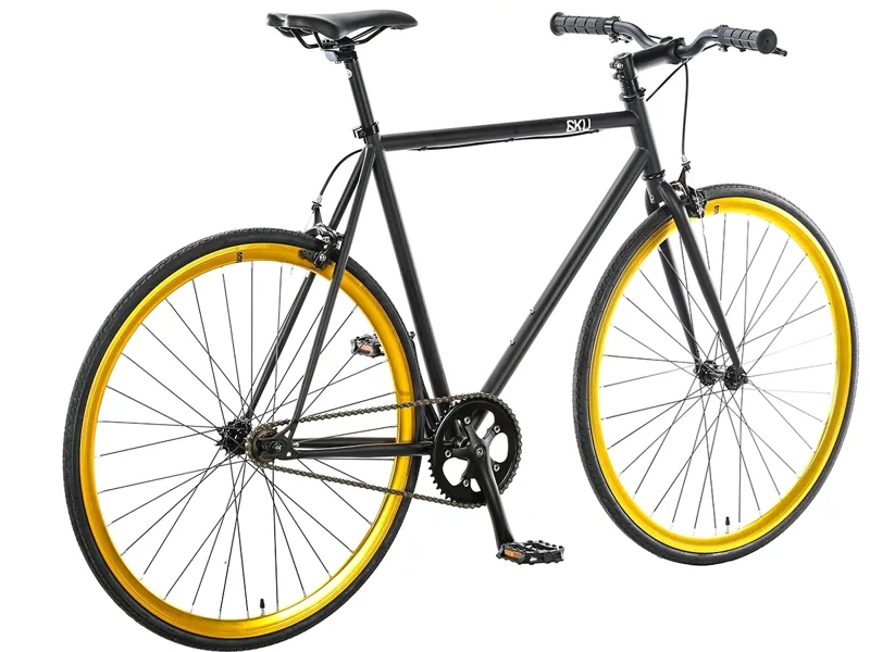 6KU Nebula 2 Single Speed and Fixie Bike in Black-1
