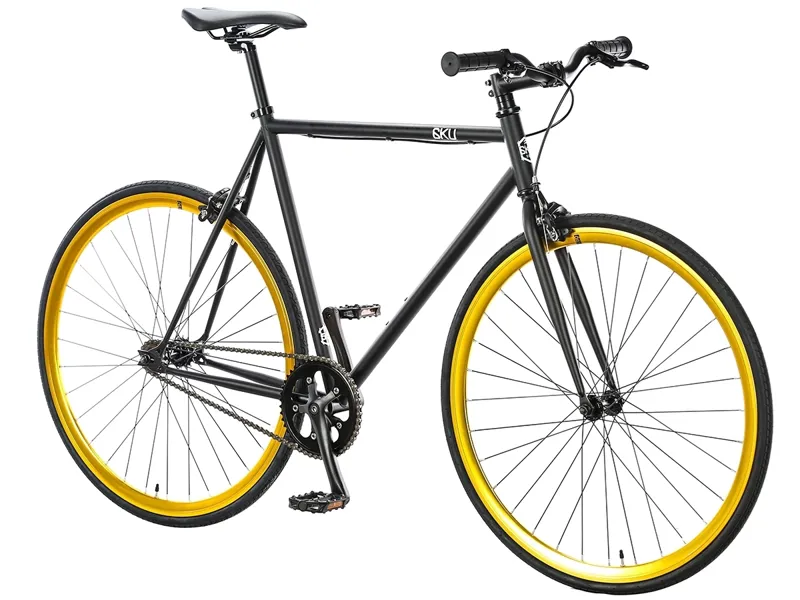 6KU Nebula 2 Single Speed and Fixie Bike in Black-3