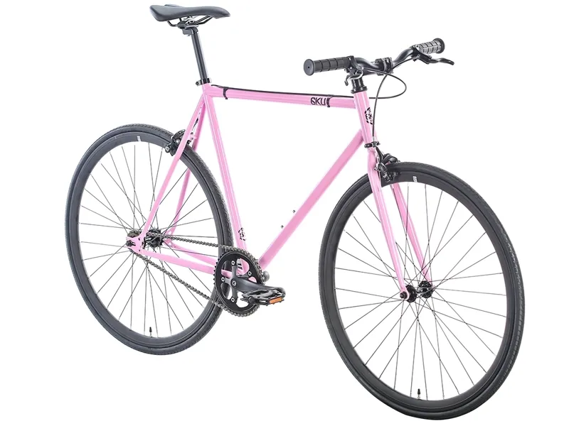 6KU Rogue Fixie and Single Speed Bike in Pink-3