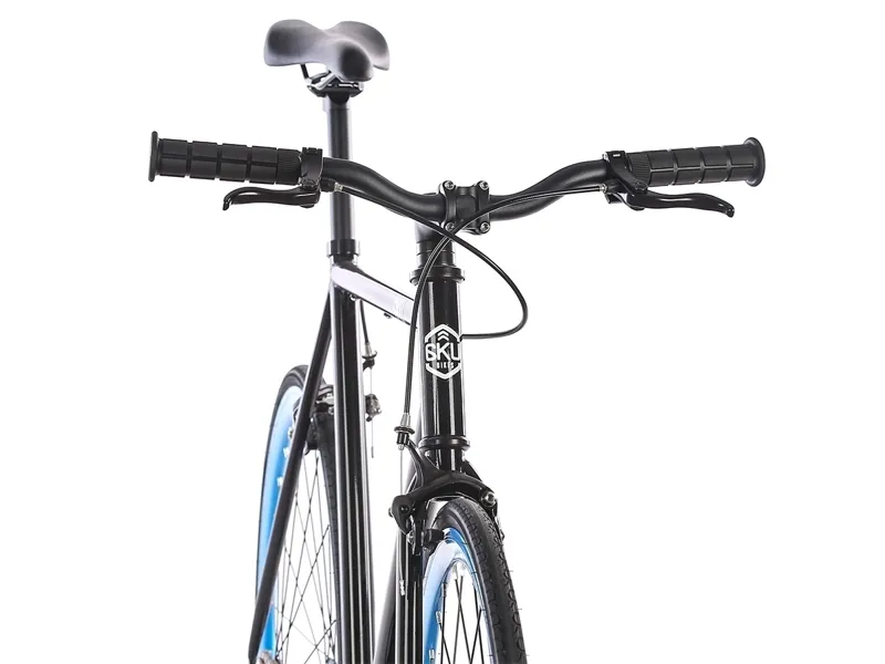 6KU Shelby 4 Fixie and Single Speed Bike in Black-2