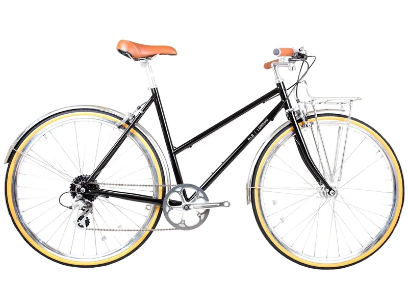 BLB Butterfly 8 Speed Town Bike in Black