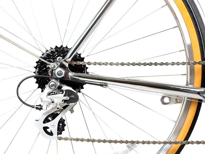 BLB Beetle 8sp Town Bike in Chrome-4