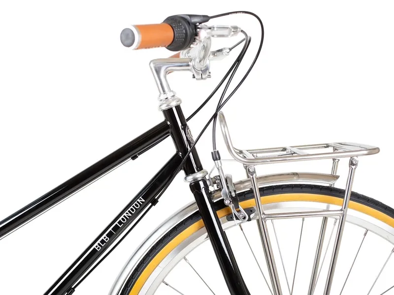 BLB Butterfly 3 Speed Town Bike in Black-2