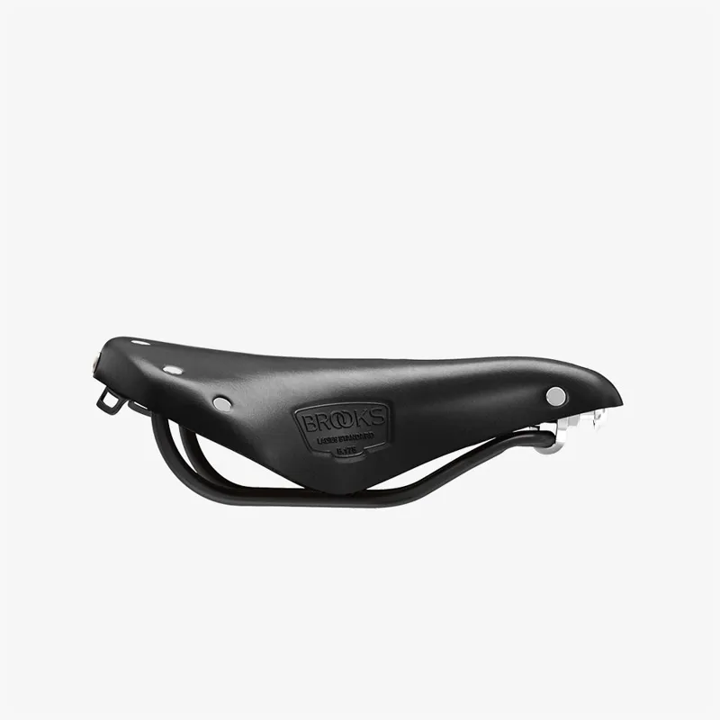 Brooks B17 Short Ladies Saddle in Black-3