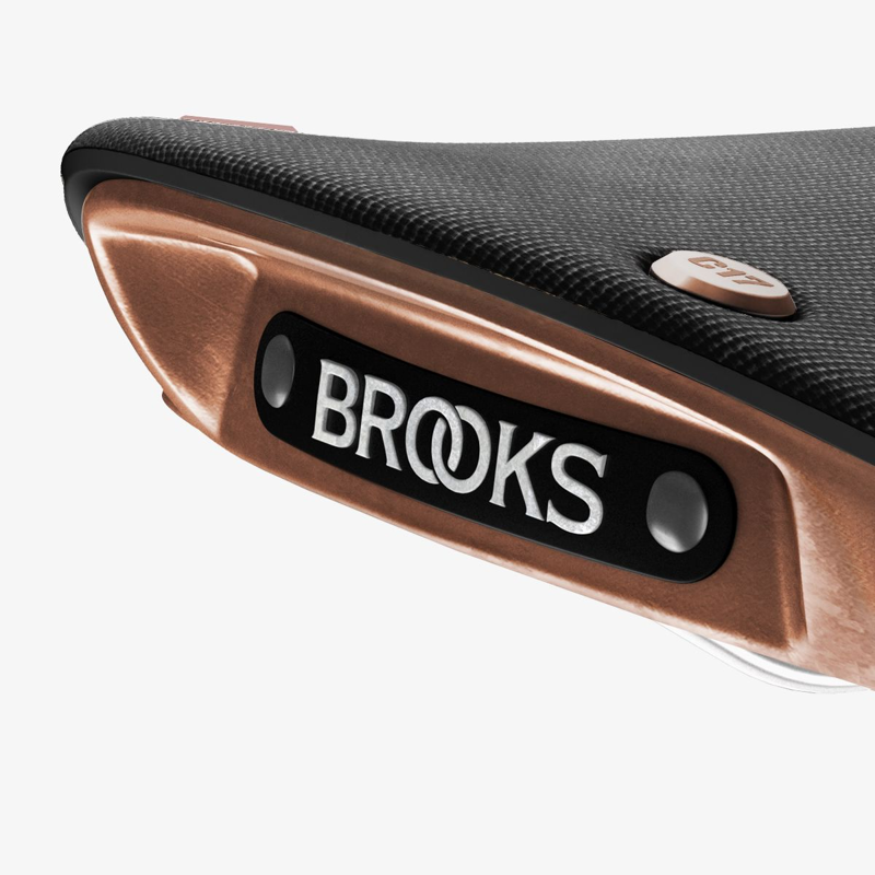 Brooks C17 Cambium Organic Special Copper Saddle in Black-6