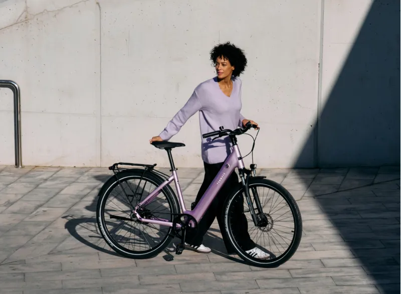 Tenways CGO800S Lightweight City eBike in Lavender Purple-7
