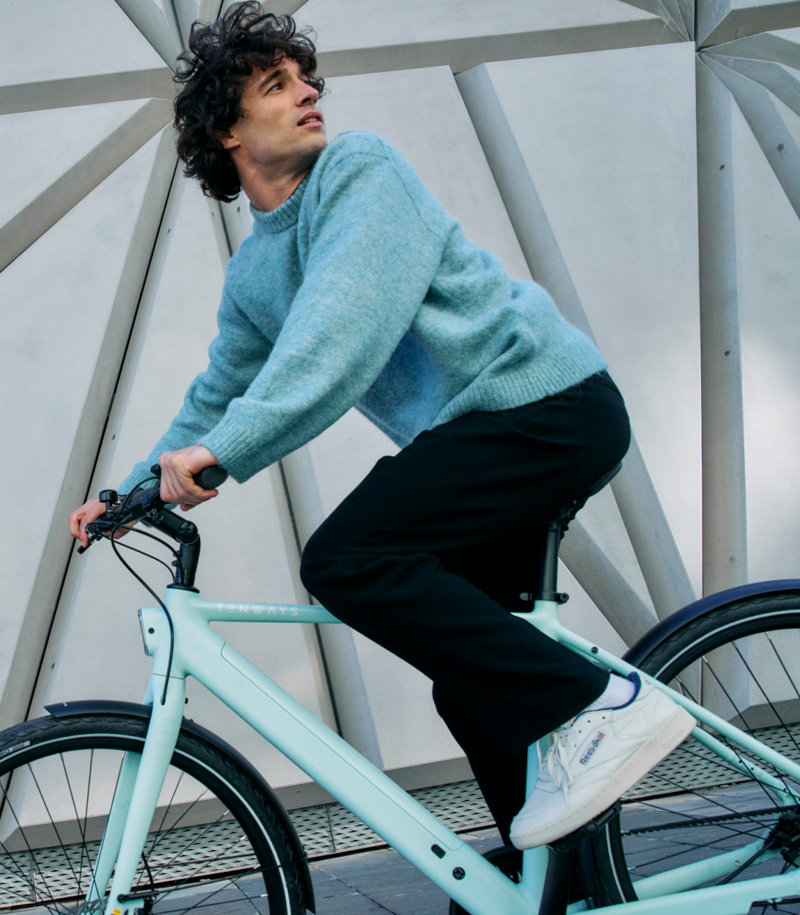 Tenways CGO600 PRO Lightweight City eBike in Mint-4