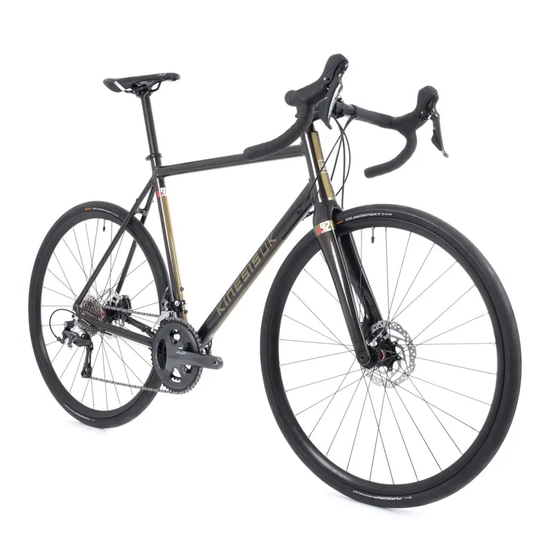 Kinesis UK R2 Road Bike in Black and Gold-1