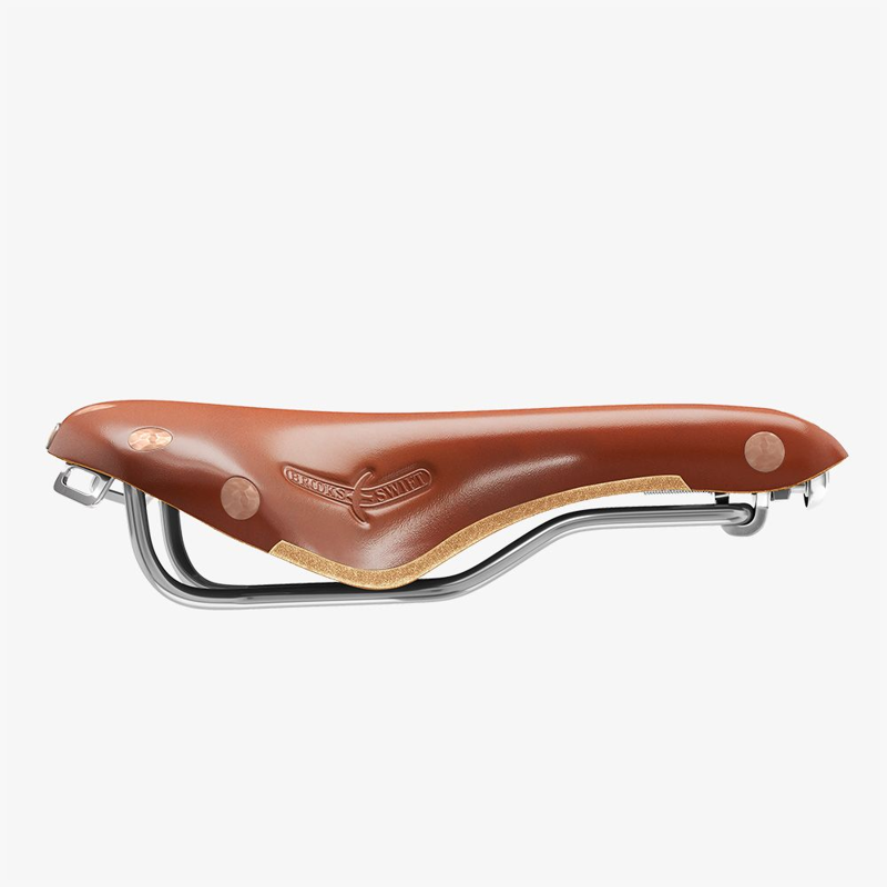 Brooks Swift Chrome Saddle in Honey-3