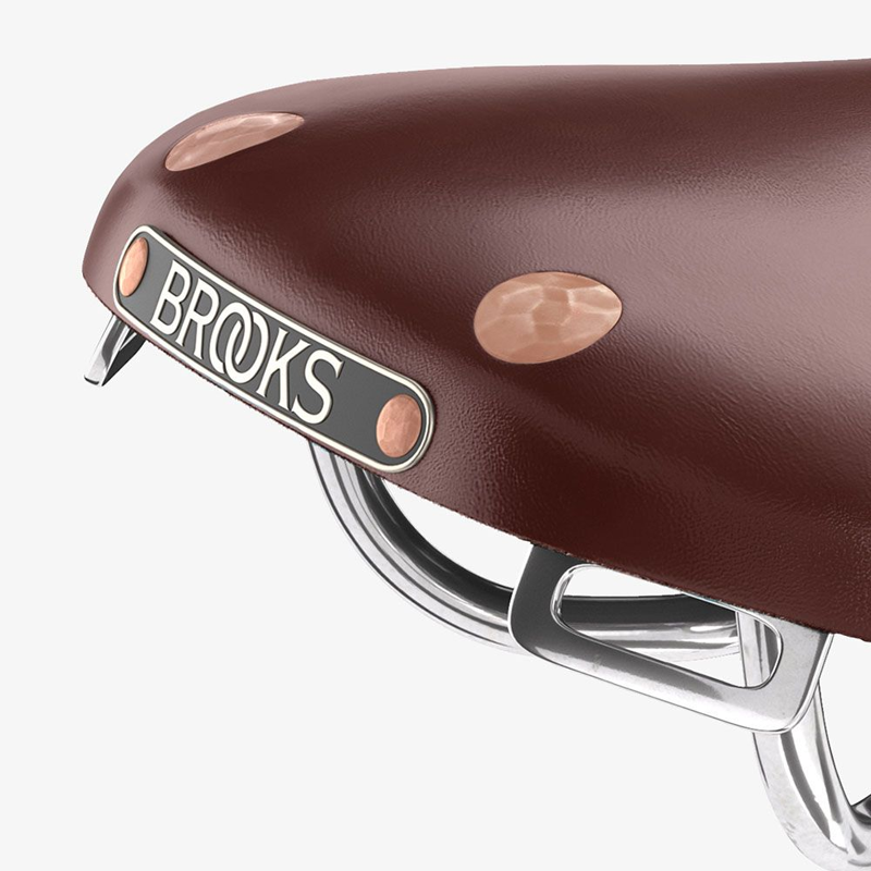 Brooks Swift Chrome Saddle in Brown-6