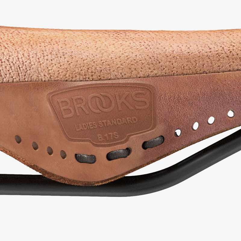 Brooks B17 Softened Short Ladies Saddle in Brown-7