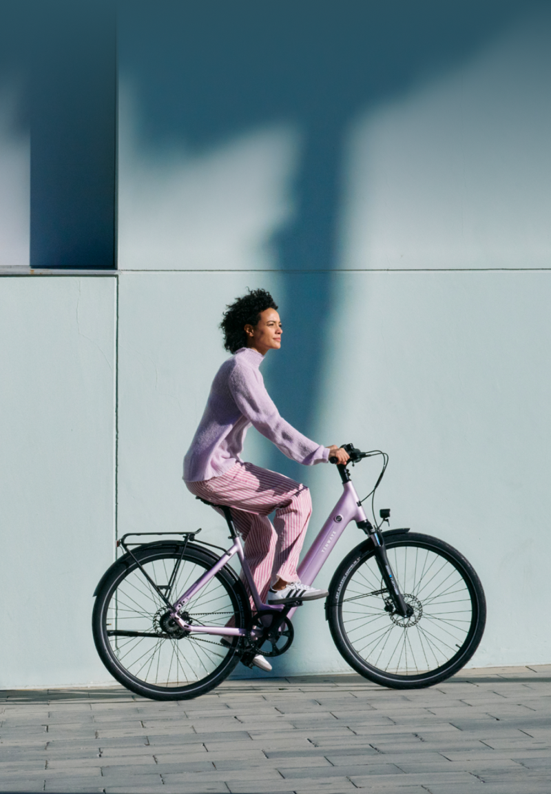 Tenways CGO800S Lightweight City eBike in Lavender Purple-6