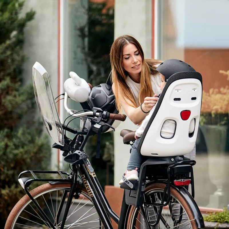 Thule Yepp Nexxt Maxi Child Seat in Chocolate Brown Rack Mounted-5