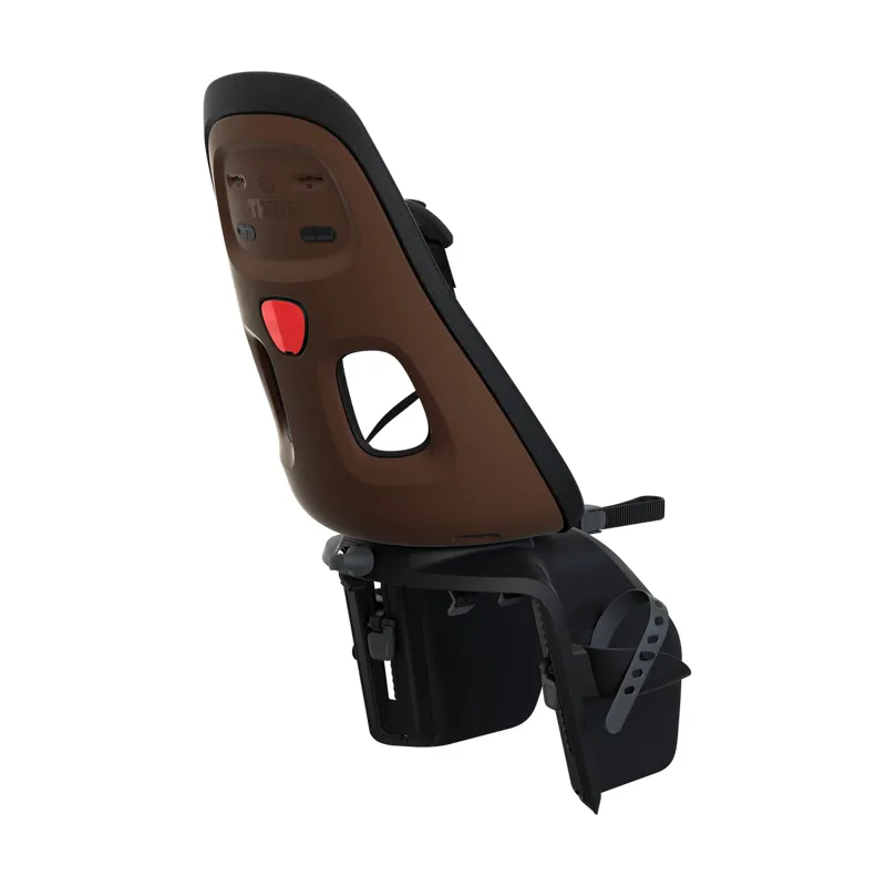 Thule Yepp Nexxt Maxi Child Seat in Chocolate Brown Rack Mounted-1