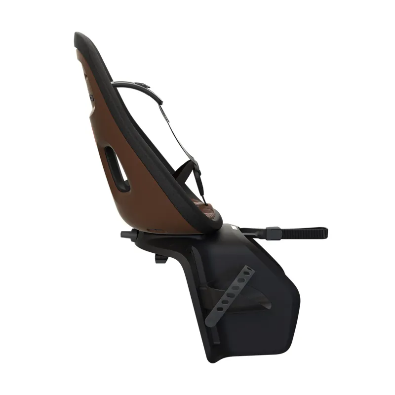 Thule Yepp Nexxt Maxi Child Seat in Chocolate Brown Rack Mounted-2