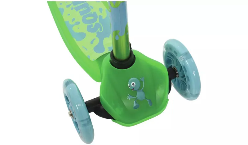 Squish Mini Flex LED Tilt Kids Scooter in Green-12