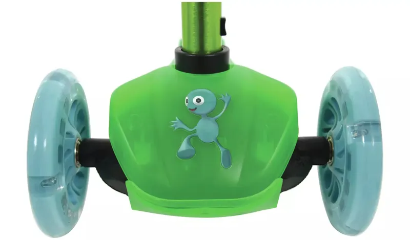 Squish Mini Flex LED Tilt Kids Scooter in Green-10