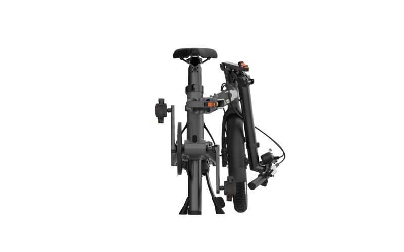 UTO Morning PRO16 Electric Folding Bike With Belt Drive in Anthracite Grey-3