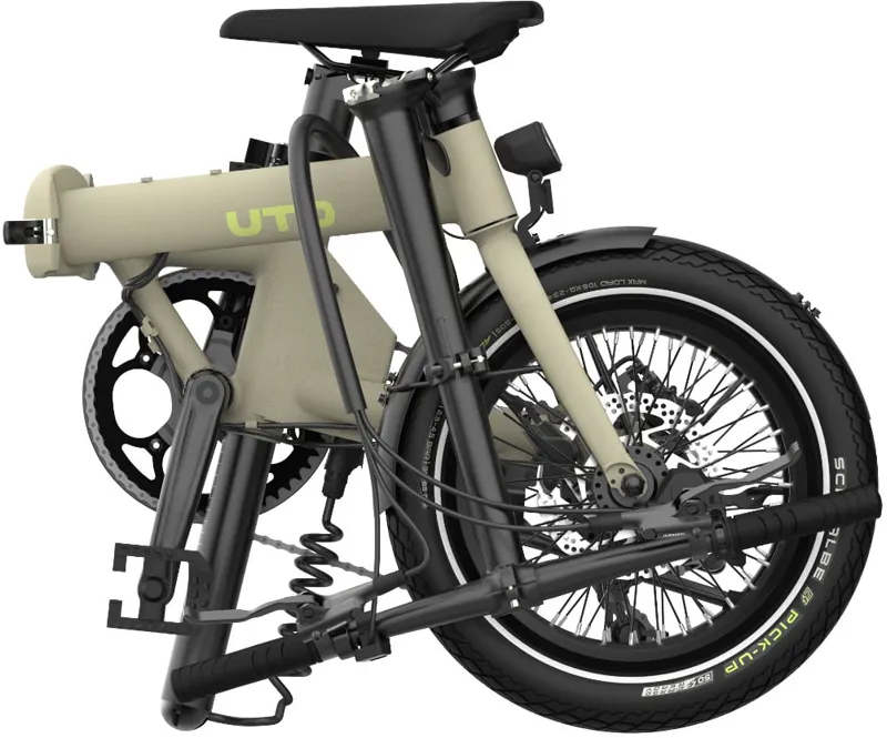 UTO OG16 inch Folding eBike in Desert Sand-1