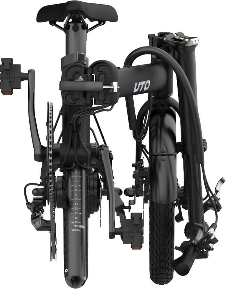 UTO OG16 inch Folding eBike in Onyx Black-2