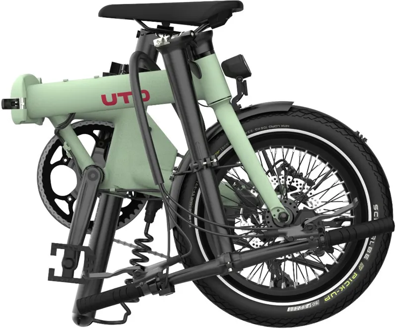 UTO OG16 inch Folding eBike in Sage Green-1